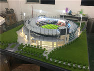 Ho Scale Maquette Stadium With Light , Miniature Football Stadium Model